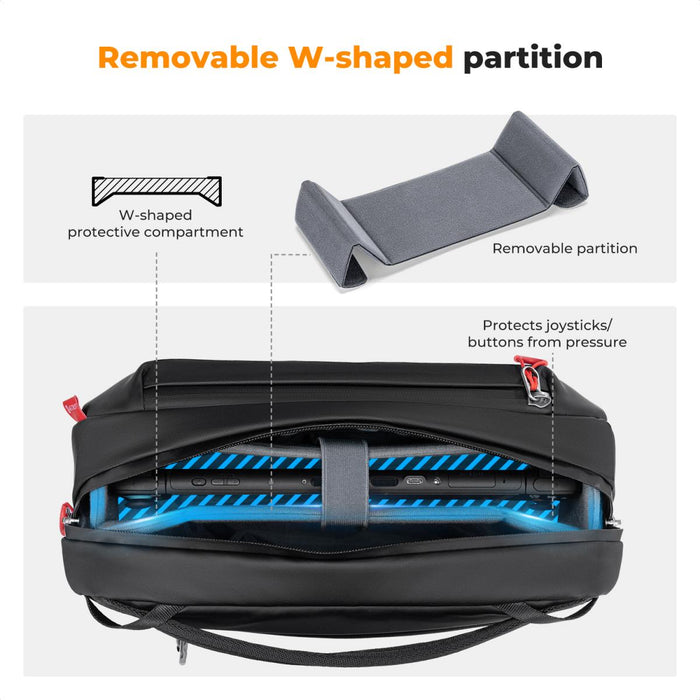 K&F CONCEPT Travel Sling Bag for Nintendo Switch, Steam Deck etc.