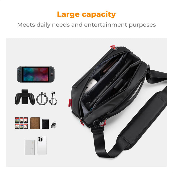 K&F CONCEPT Travel Sling Bag for Nintendo Switch, Steam Deck etc.