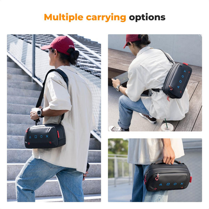 K&F CONCEPT Travel Sling Bag for Nintendo Switch, Steam Deck etc.