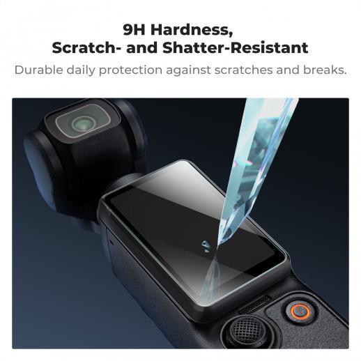 K&F CONCEPT 2-Pack Screen Protector for DJI Osmo Pocket 4/3