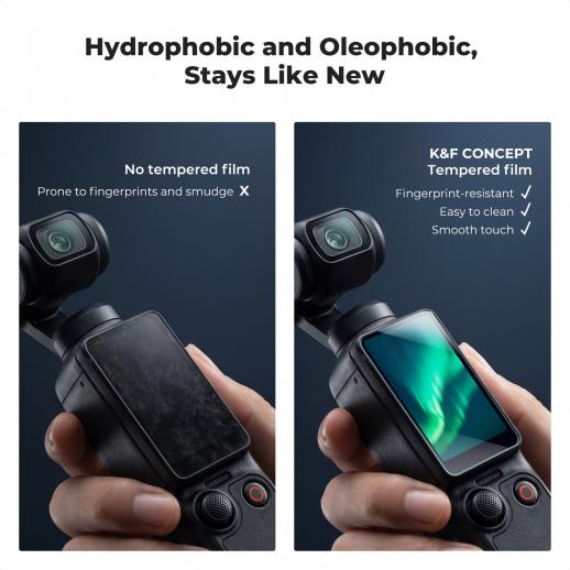 K&F CONCEPT 2-Pack Screen Protector for DJI Osmo Pocket 4/3