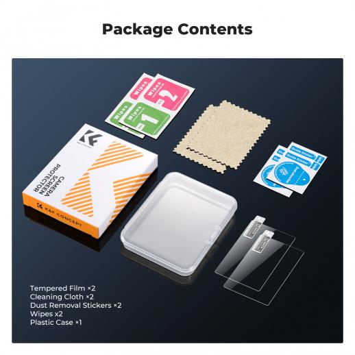 K&F CONCEPT 2-Pack Screen Protector for DJI Osmo Pocket 4/3