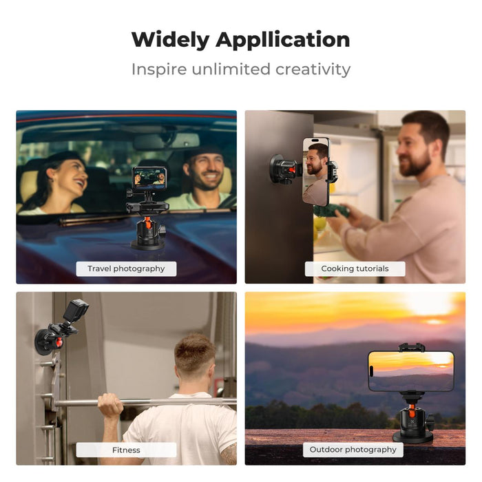 K&F CONCEPT Ball Head w/ Strong Magnetic Mount Base