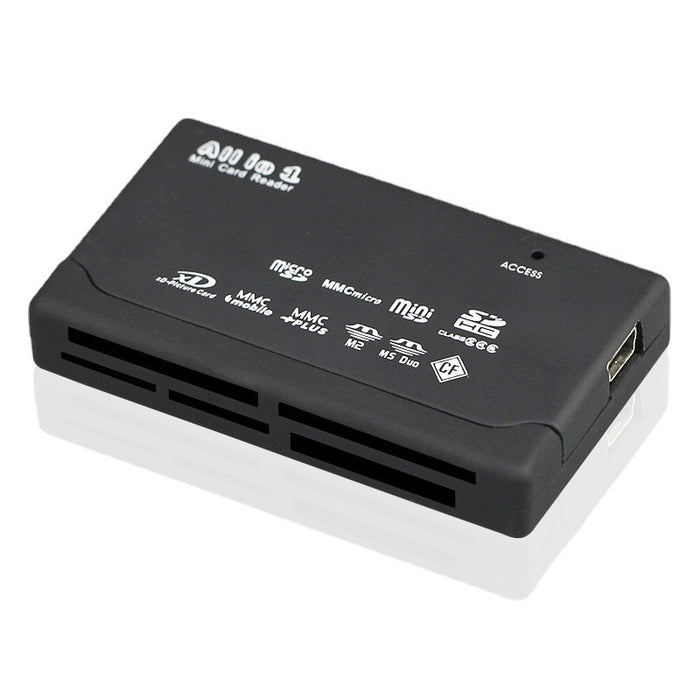OEM (Generic) USB 2.0 Multi-purpose Card Reader - Reads MicroSD, SD, SDHC, MMC, XD, Memory Stick (M2, MS Duo), CF etc.)