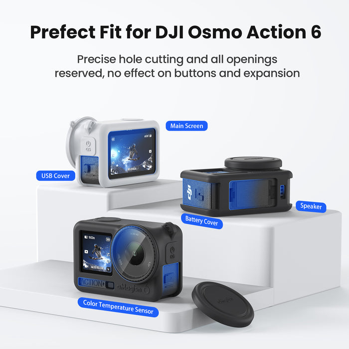 AMAGISN Protective Silicone Case for DJI Osmo Action 6