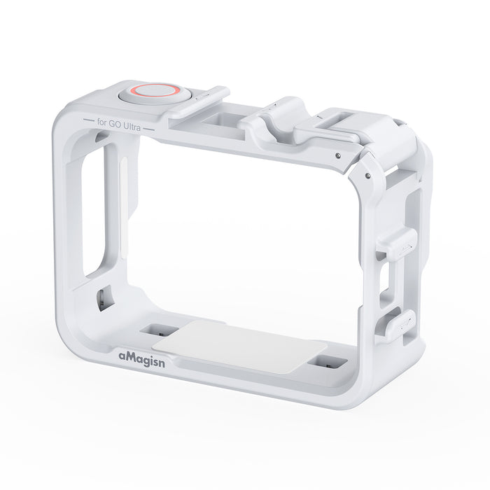 AMAGISN Plastic Cage for Insta360 Go Ultra (White)