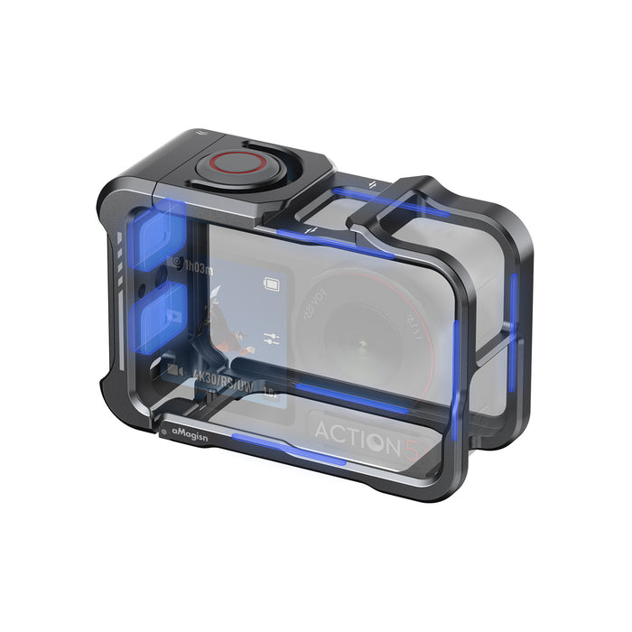AMAGISN All Metal Utility Frame/ Protective Cage for DJI Osmo Action 5 Pro/ 4/ 3