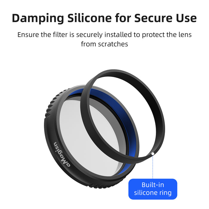 AMAGISN Clip-on Filters for DJI Osmo Nano - CPL + ND8 + ND16 + ND32