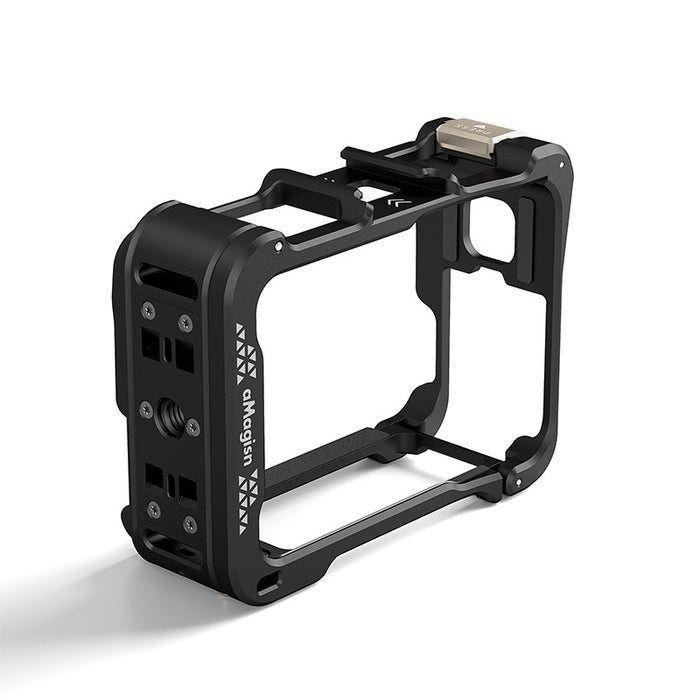 OEM (Generic) Cage with Vertical Quick Release Mount Point for Insta360 Ace Pro 2/ Ace Pro/ Ace (Black)
