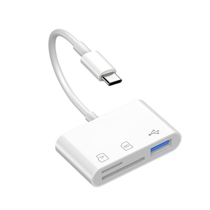 OEM (Generic) 3-in-1 SD/ MicroSD Card Reader for USB-C