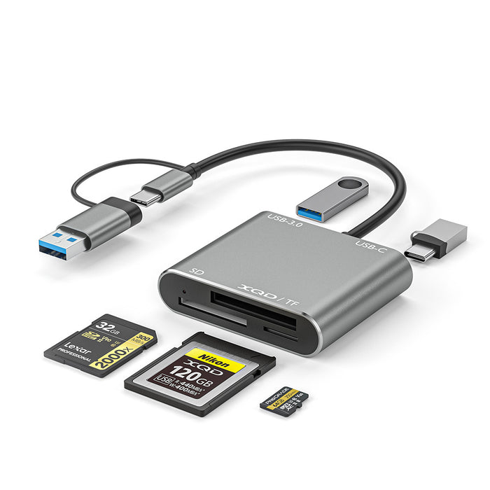 OEM (Generic) USB 3.0 XQD Card Reader - Reads XQD, SD, TF Cards
