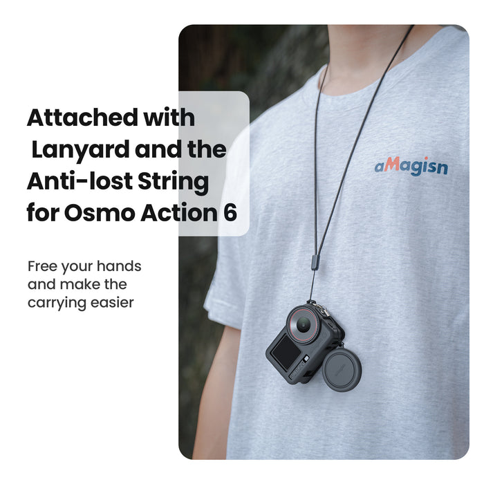 AMAGISN Protective Silicone Case for DJI Osmo Action 6
