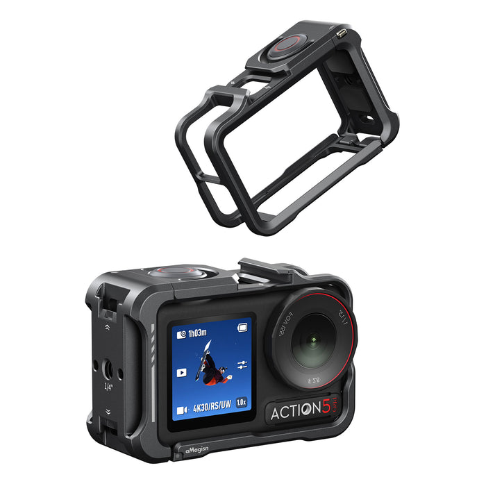 AMAGISN All Metal Utility Frame/ Protective Cage for DJI Osmo Action 5 Pro/ 4/ 3