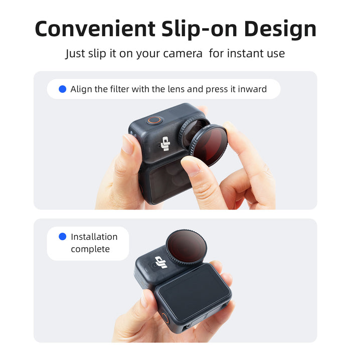 AMAGISN Clip-on Filters for DJI Osmo Nano - CPL + ND8 + ND16 + ND32