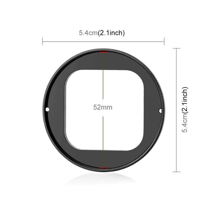 OEM (Generic) Add-on External 52mm Filter Holder for Insta360 Ace/ Ace Pro Camera w/ 52mm UV Filter & Lens Cap