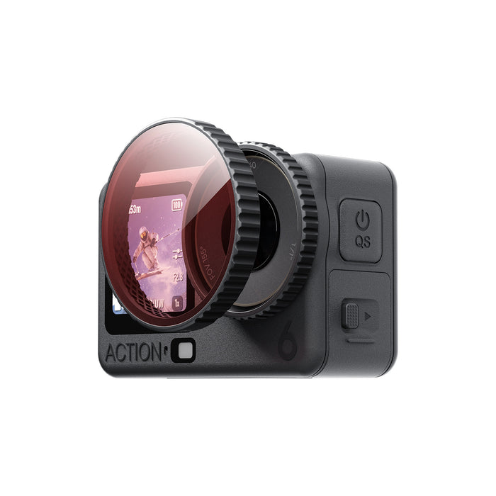 AMAGISN Clip-on Filters for DJI Osmo Action 6 - CPL + ND8 + ND16 + ND32