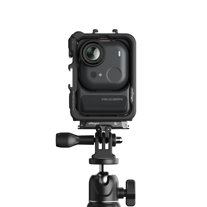 AMAGISN Plastic Cage for Insta360 Go Ultra (Black)