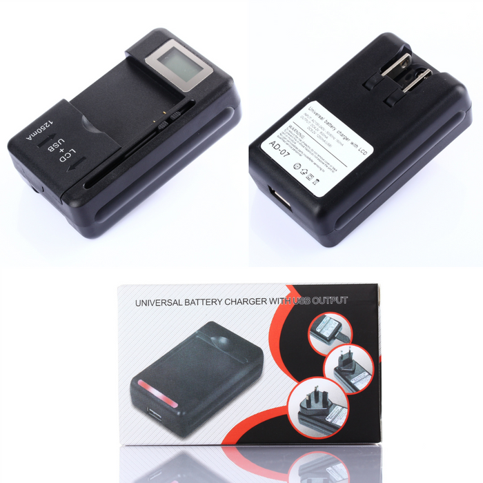 OEM (Generic) Multi Functional (Universal) Charger with LCD Display - 4.2V, 600mA