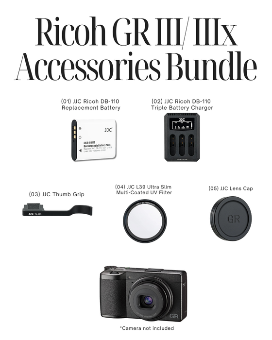 (BUNDLE) Ricoh GR III / IIIx Accessories Pack
