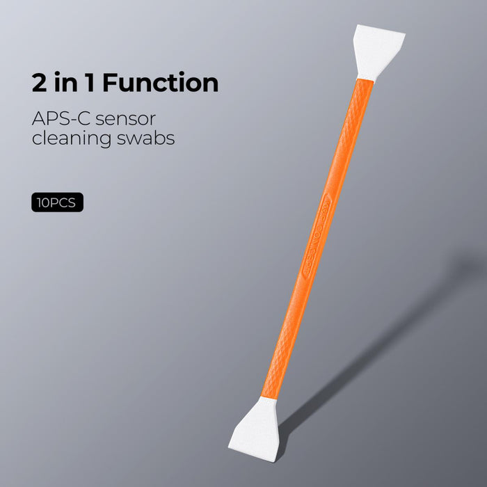 K&F CONCEPT Double-Headed APS-C Sensor Cleaning Stick / Swab - 16mm, 10's