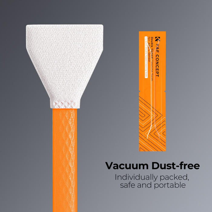 K&F CONCEPT Double-Headed APS-C Sensor Cleaning Stick / Swab - 16mm, 10's