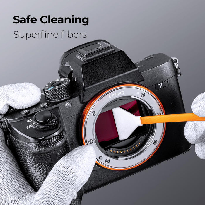 K&F CONCEPT Double-Headed APS-C Sensor Cleaning Stick / Swab - 16mm, 10's