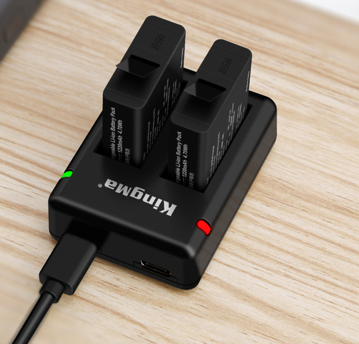 KINGMA Dual Battery Charger for GoPro Hero 8/7/6/5