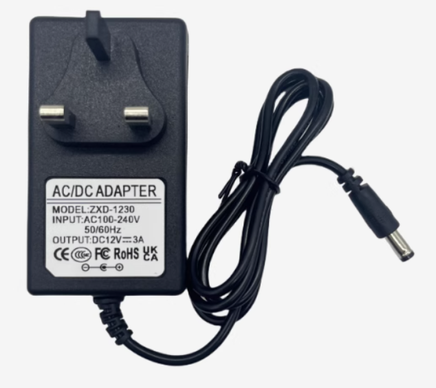 OEM (Generic) DC Power Adapter - 5V4A, UK 3-Pin Plug