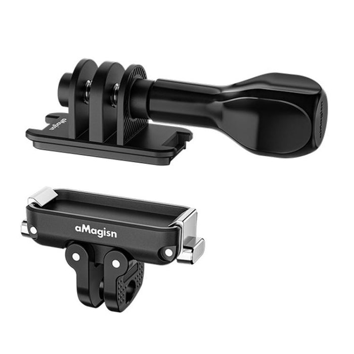 OEM (Generic) Quick Release Magnetic Mount for Action Cameras with 3-Prong Mount & a 2-Prong