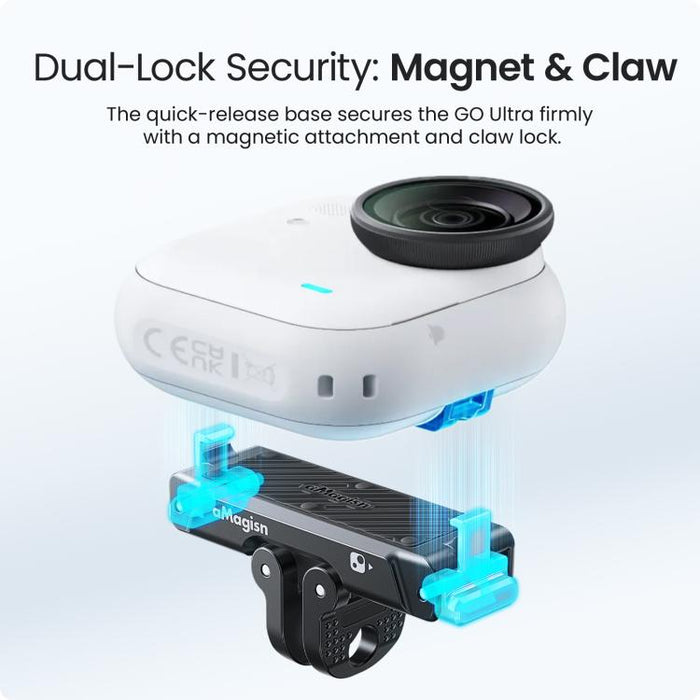 OEM (Generic) Metal Magnetic Quick Release Mount for Insta360 Go Ultra