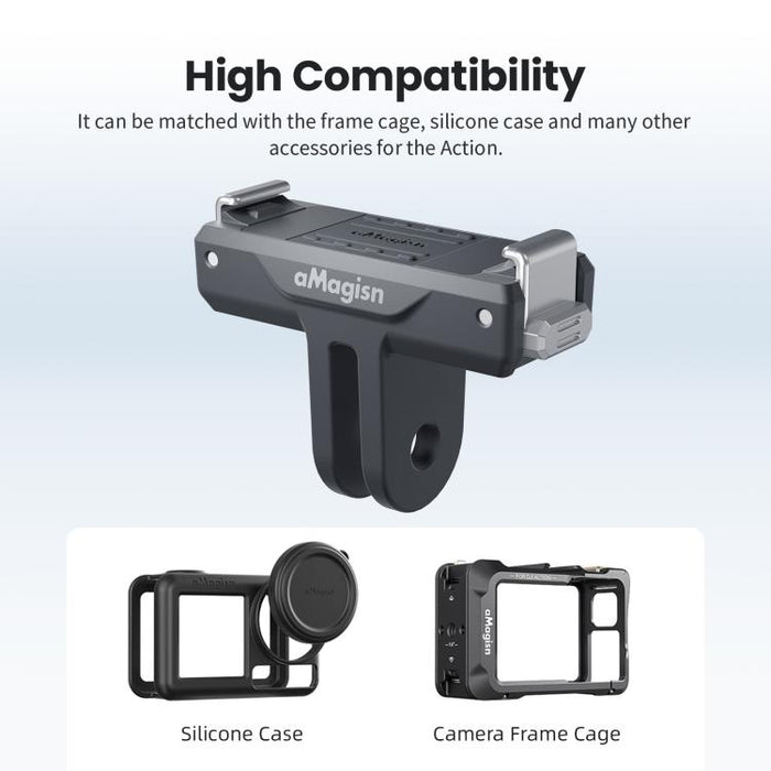 OEM (Generic) Plastic Magnetic Quick Release Mount for DJI Osmo Nano/ 360/ Action 5 Pro/ Action 4/ Action 3