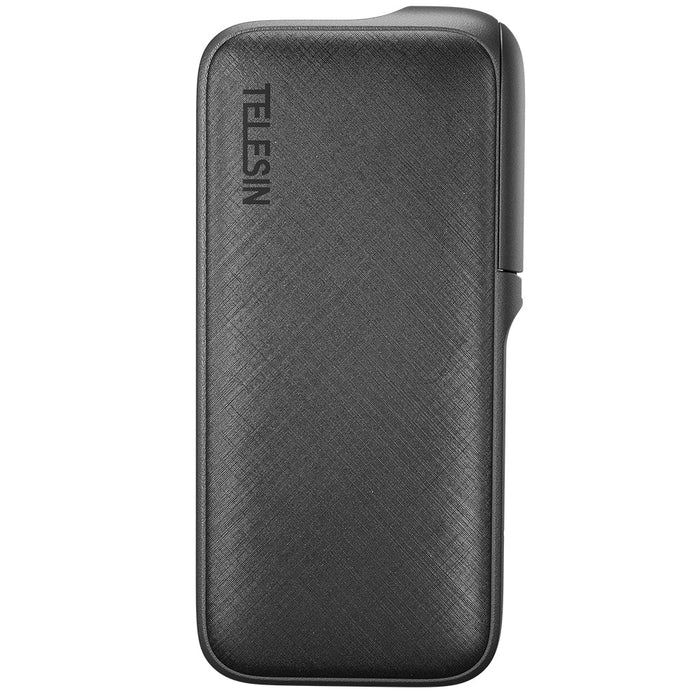 TELESIN Dual Slots Charger Box with Battery (Powerbank) for GoPro Hero 12/ 11/ 10/ 9/ 8/ 7/ 6/ 5