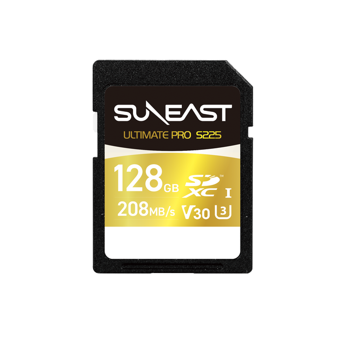 SUNEAST Ultimate PRO S225 Series V30 SD Card - 128GB