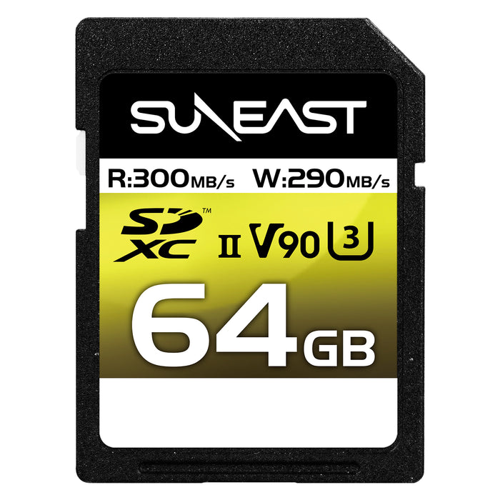 SUNEAST Ultimate PRO V90 SD Card - 64GB