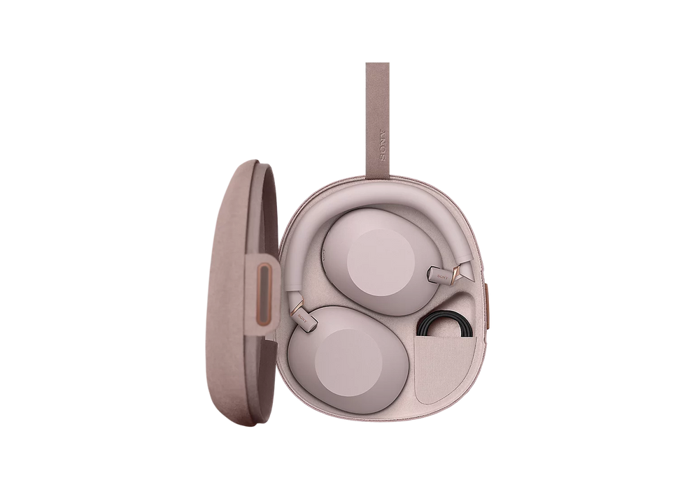 SONY WH-1000XM6 Wireless Noise-Canceling Over-Ear Headphones (Sand Pink)