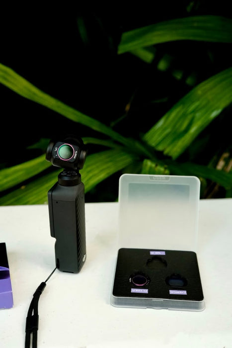 ALLVIIX Magnetic Filter Set for DJI Osmo Pocket 4/ 3 - CPL + Variable ND2-ND32 + 1/4" Cinema Mist