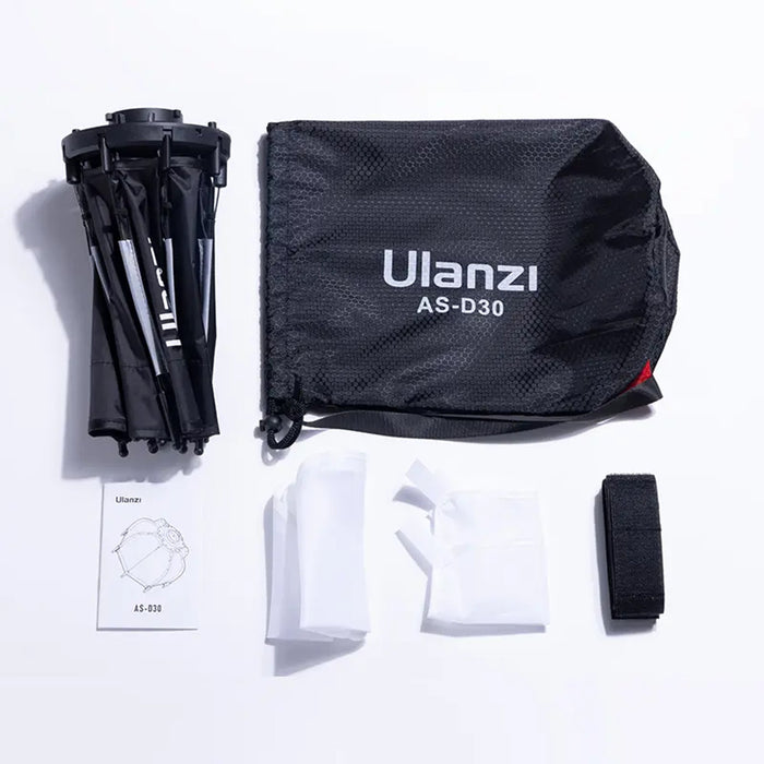 ULANZI AS-D30 Octagonal Mini Softbox with Grid (30cm)