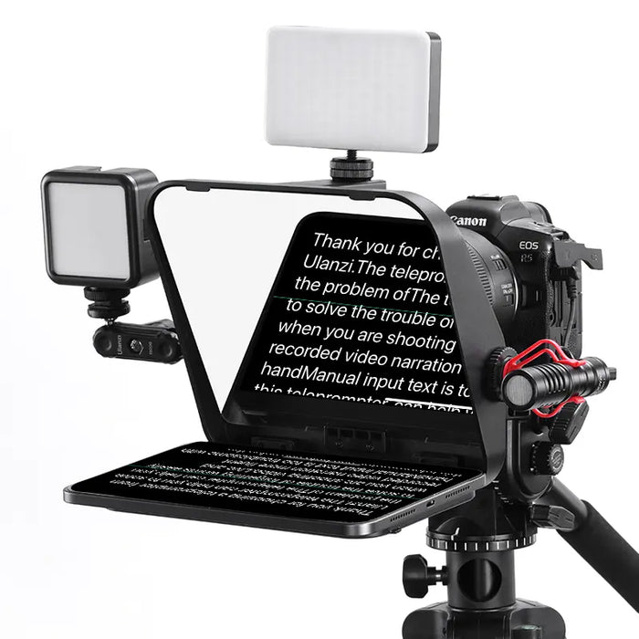 ULANZI RT02 Universal Teleprompter for Tablet & Phone w/ Remote Control (R004GBB1)