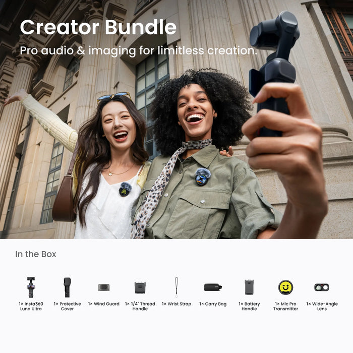 INSTA360 Luna Ultra - Creator Combo (Cosmic Black)