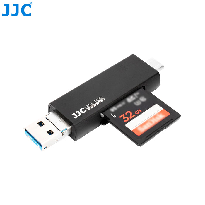 JJC CR-UTC3II USB-C USB-A 3.0 SD Card Reader (SD/TF)