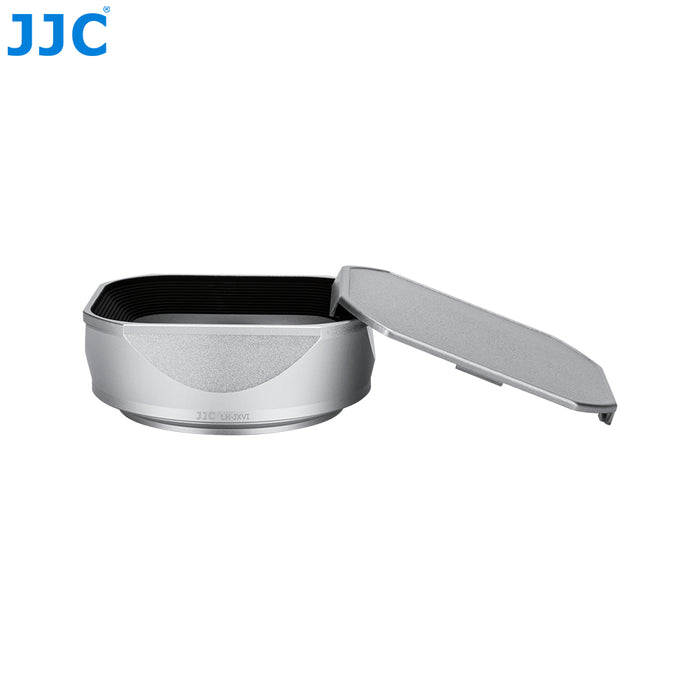 JJC Lens Hood & Filter Adapter Ring for Fujifilm X100VI (Silver)