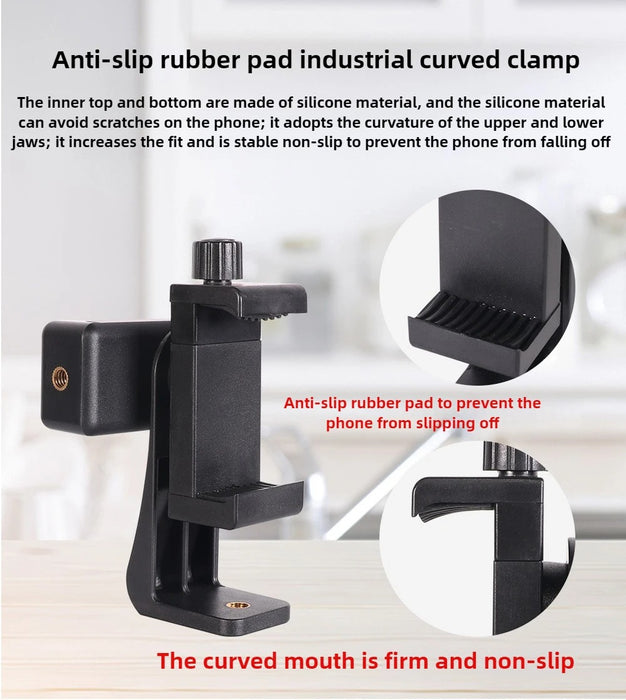 OEM (Generic) Double sided Phone Clamp for Live Streaming