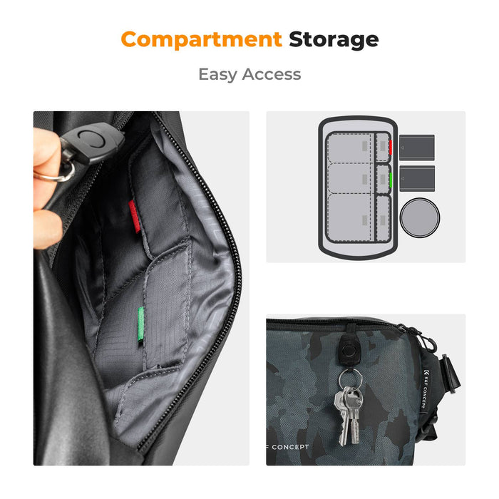 K&F CONCEPT Alpha Sling Bag 10L (Camo)