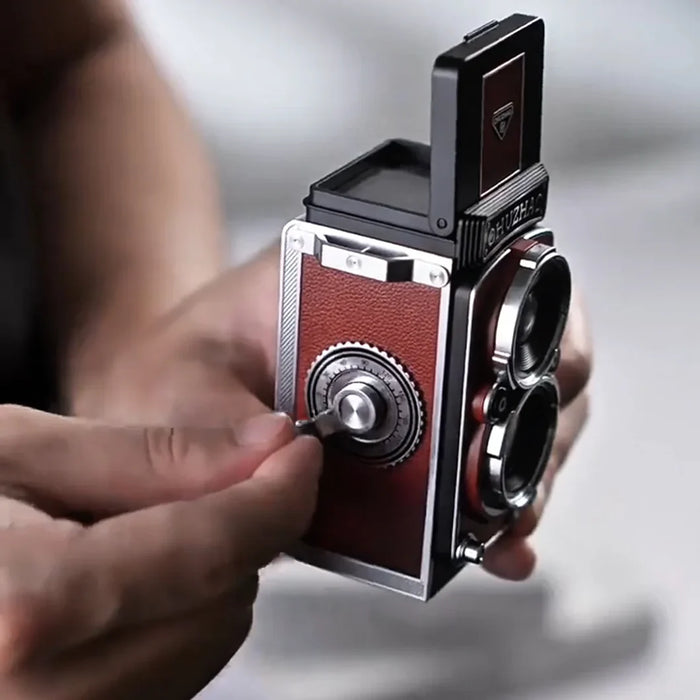 CHUZHAO M1 Retro TLR Style Mini Digital Camera (Red)