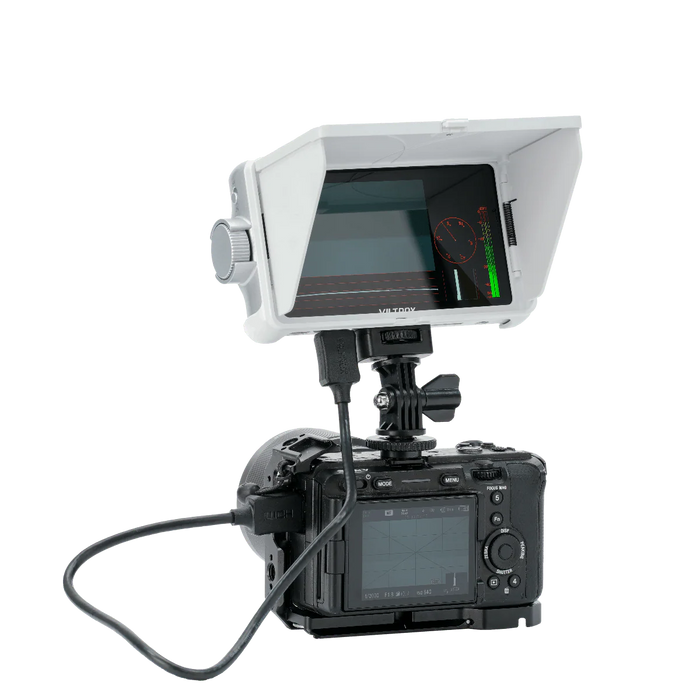 VILTROX DC-V1 External On-Camera Monitor - 5.5", Full HD, 400 Nits, 4K Input & Output, Touchscreen, w/ Battery