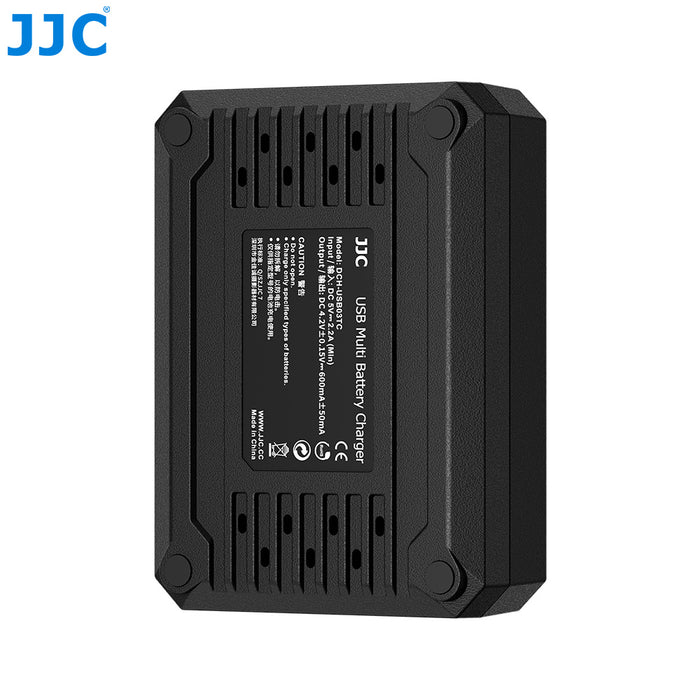 JJC DCH-DB120TC USB-C Multi Battery Charger for Ricoh DB-120 (Ricoh GR IV)