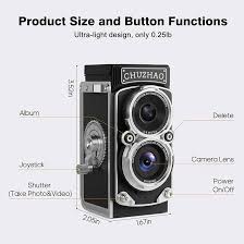 CHUZHAO M1 Retro TLR Style Mini Digital Camera