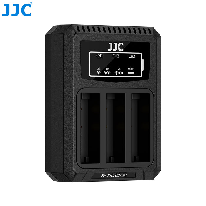 JJC DCH-DB120TC USB-C Multi Battery Charger for Ricoh DB-120 (Ricoh GR IV)