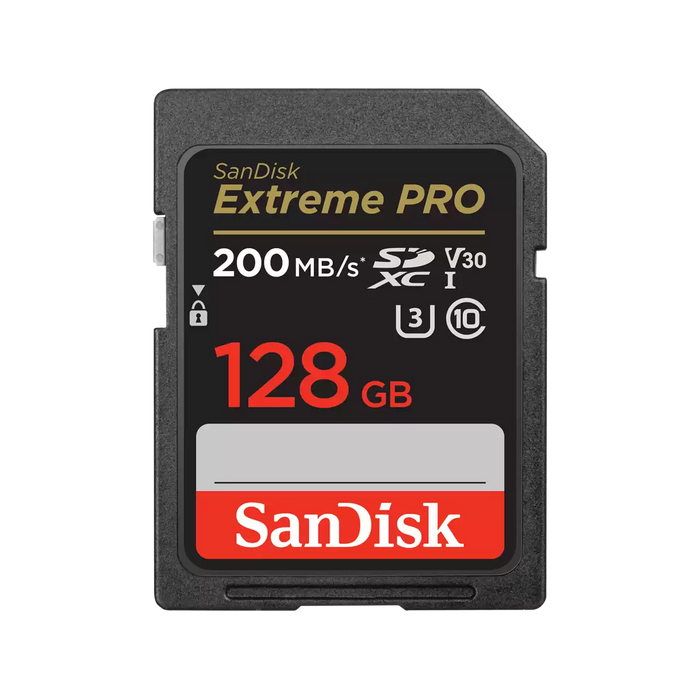 SANDISK Extreme PRO V30 UHS-I SD Memory Card - 128GB