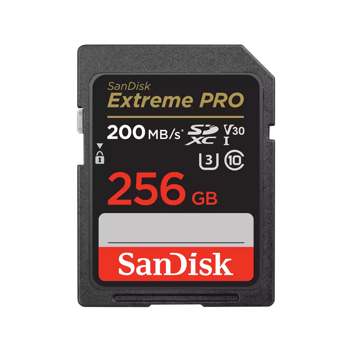 SANDISK Extreme PRO V30 UHS-I SD Memory Card - 256GB